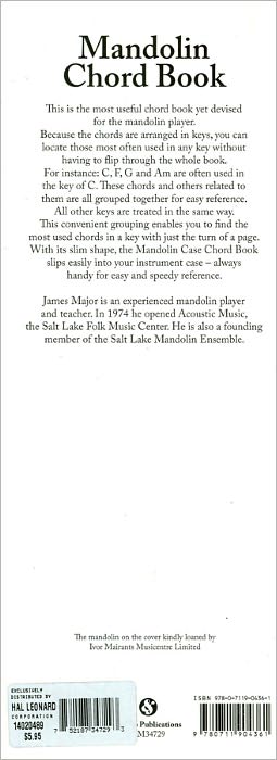 The Mandolin Chord Book: (Compact Reference Library Series)