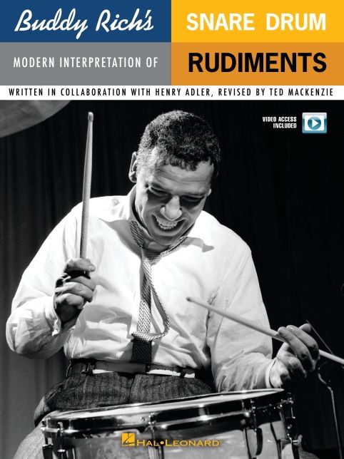Buddy Rich's Modern Interpretation of Snare Drum Rudiments: Book/2-DVDs Pack