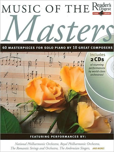 Music of the Masters: Reader's Digest Piano Library Book/2-CD Pack