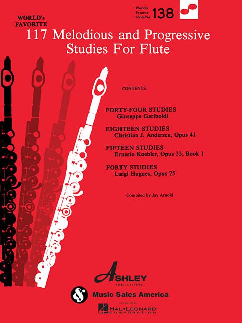 117 Melodious and Progressive Studies for Flutes #138
