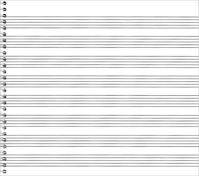 Spiral Book 8-stave - Passantino Manuscript Paper, #79