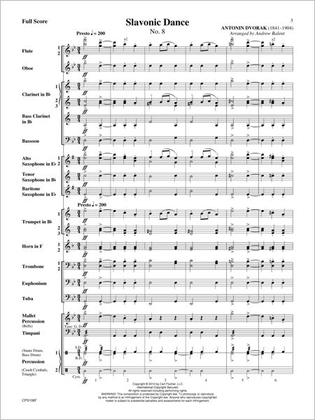 Slavonic Dance No. 8