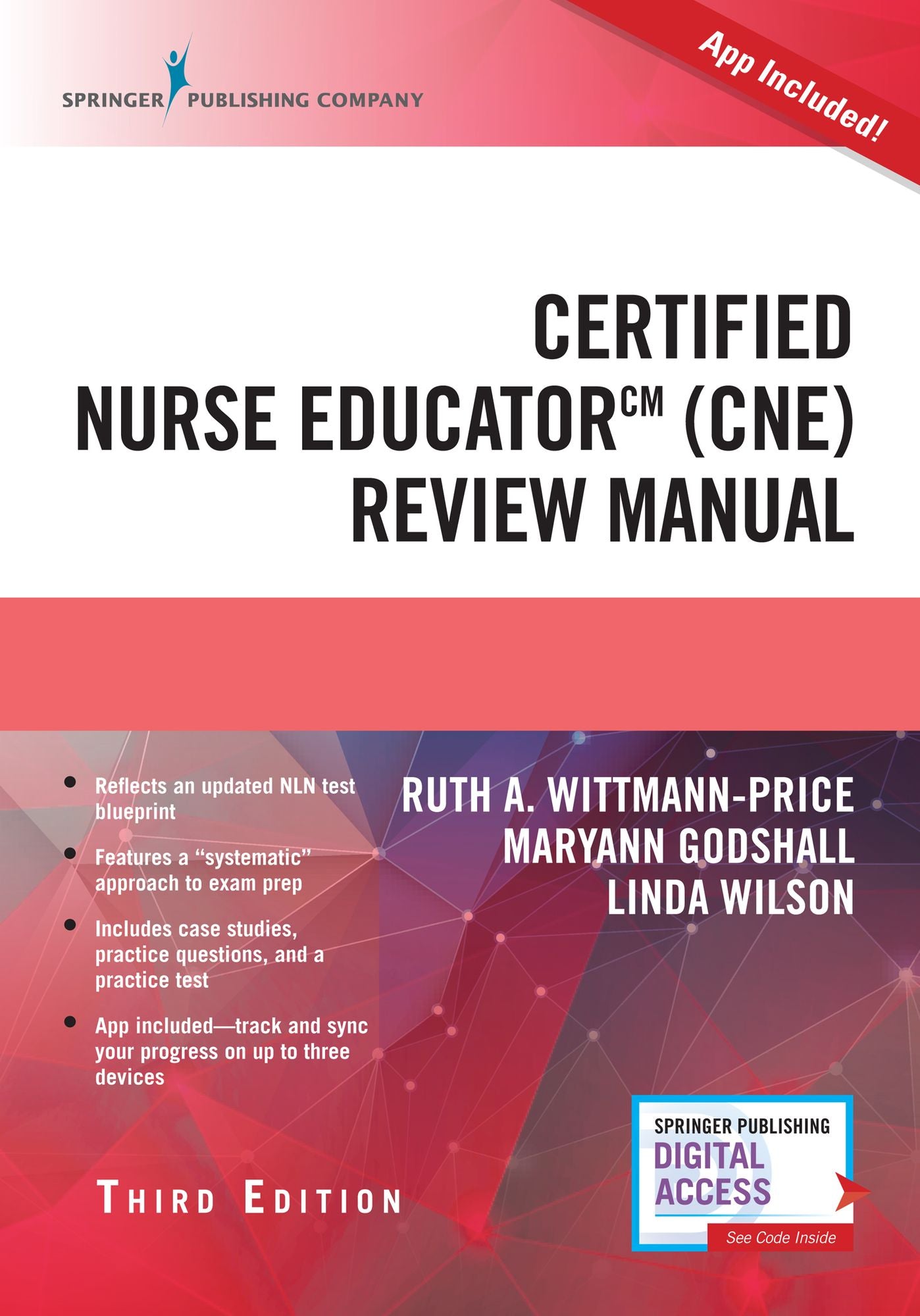 Certified Nurse Educator (Cne) Review Manual, Third Edition W App