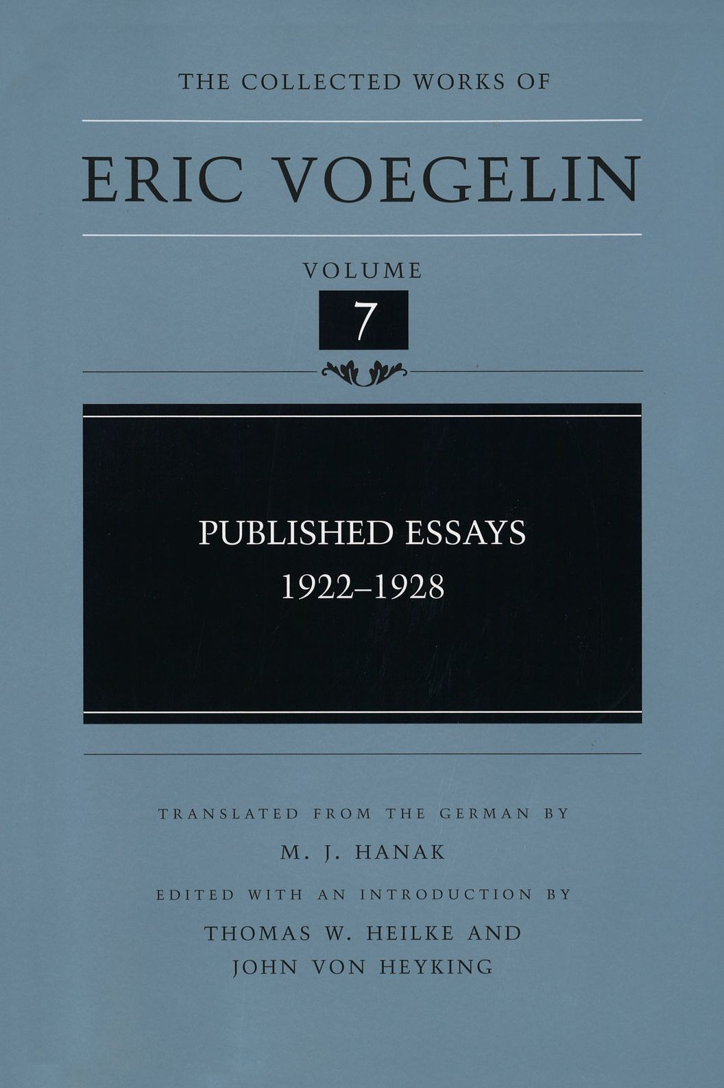 Published Essays, 1922-1928
