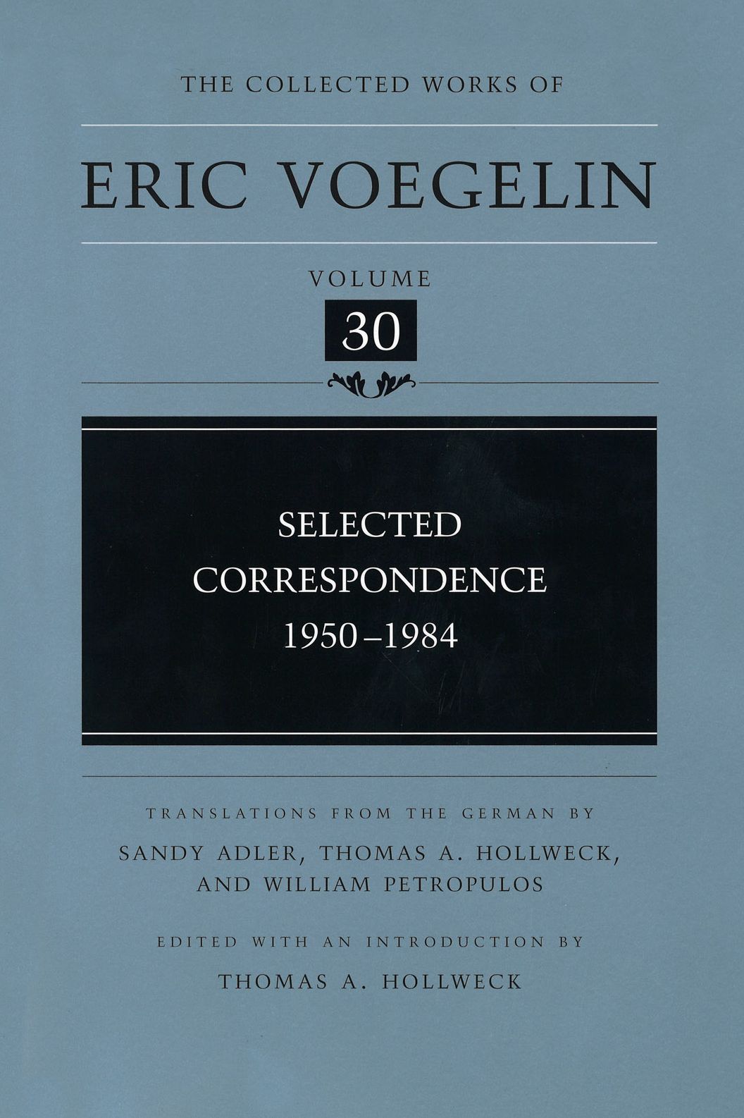 Selected Correspondence, 1950-1984 (CW30)