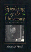 Speaking of the University: Two Decades at Vanderbilt
