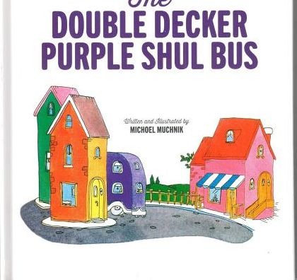 The Double Decker Purple Shul Bus