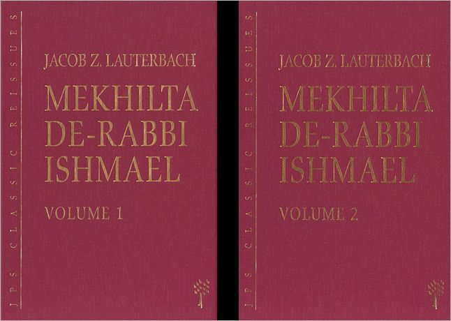Mekhilta de-Rabbi Ishmael (2-Volume Set)