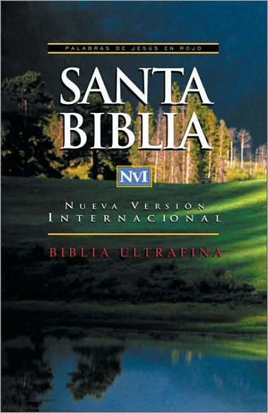 NVI Biblia Ultrafina: Nueva Version International, rustica, palabras de Jesus en rojo