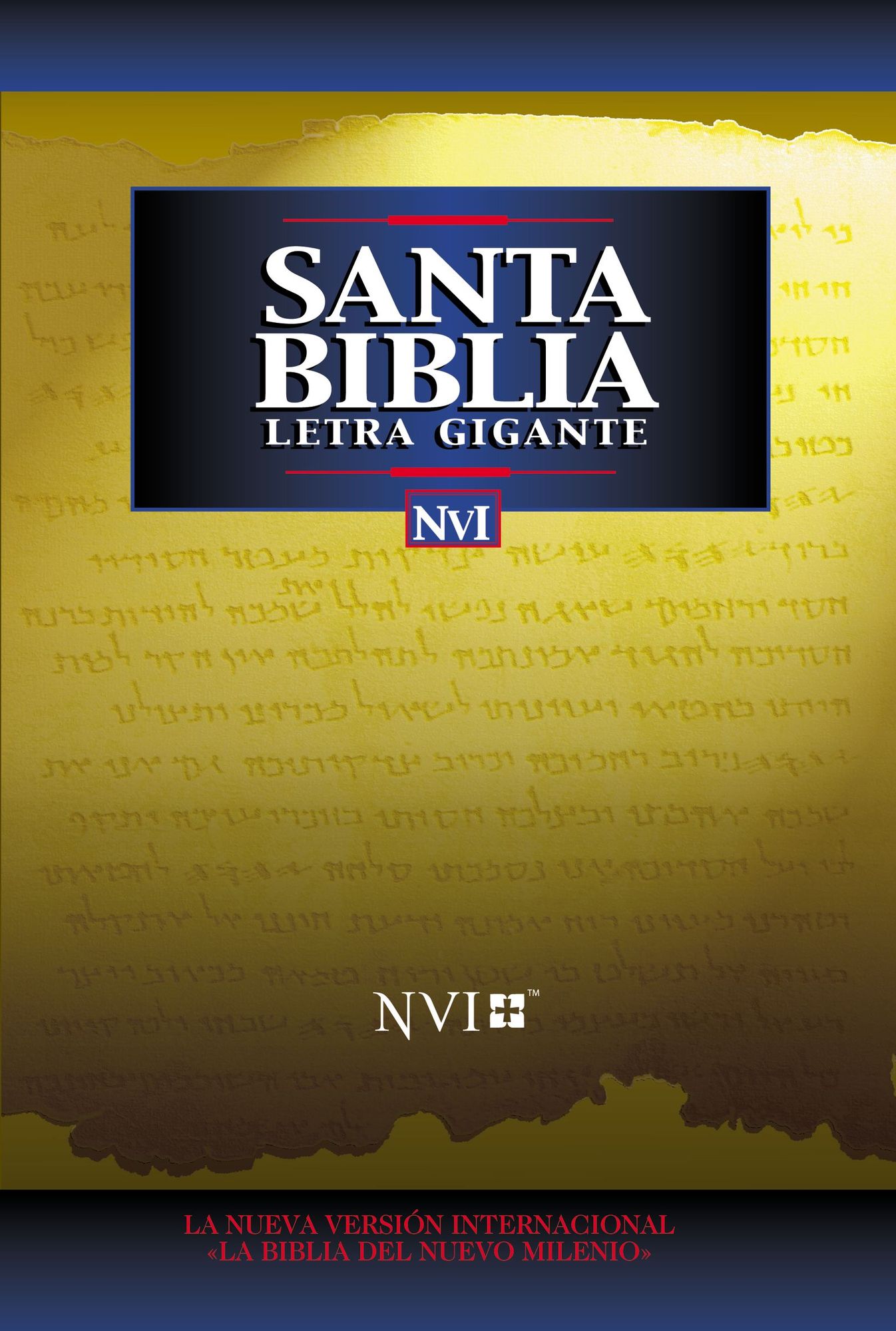 NVI Biblia Letra Gigante: Nueva Version Internacional, tela negro