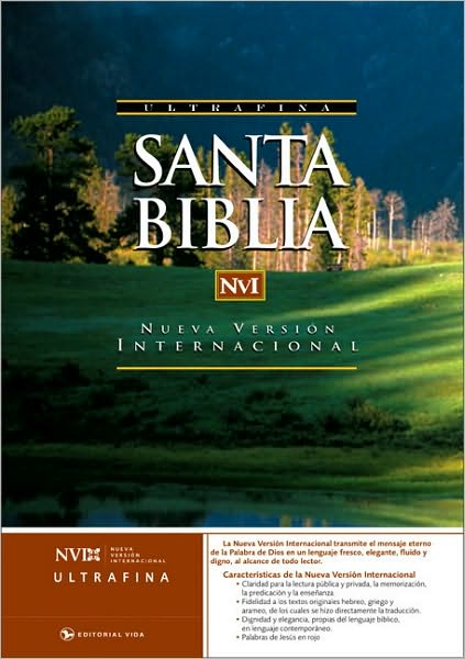 NVI Santa Biblia Ultrafina Dura Negro