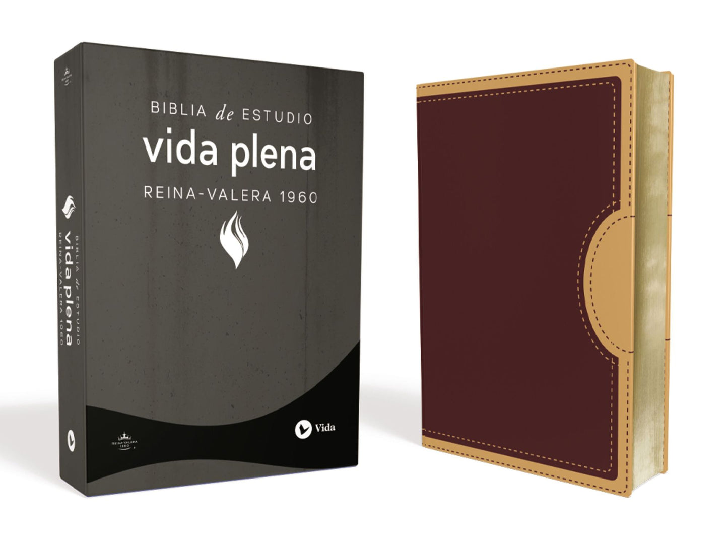 RVR 1960 Biblia de estudio vida plena, dos tonos italiana