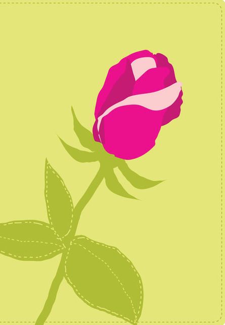 NVI Santa Biblia, ultrafina compacta, Coleccion de Flores, Rosa