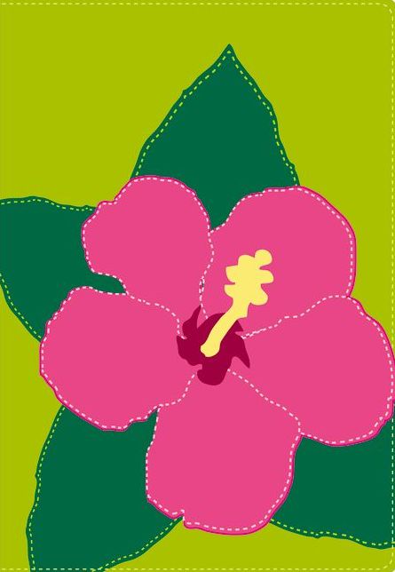 NVI Santa Biblia, ultrafina compacta, Coleccion de Flores, Hibisco