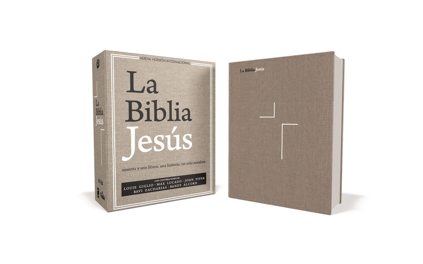 La Biblia Jesus NVI, Tapa Dura, Tela Gris