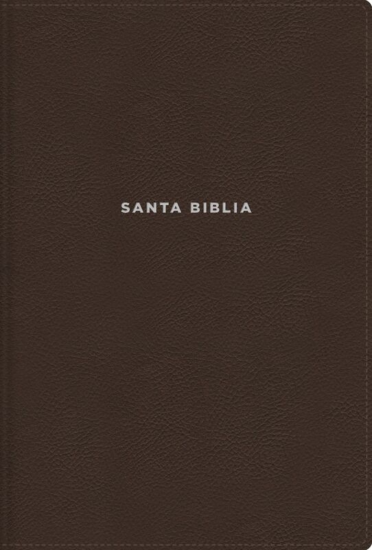 NVI, Biblia de Estudio actualizada, Revisión 2022, Leathersoft, Café, Letra grande, Interior a color, Palabras de Jesús en Rojo, Comfort Print