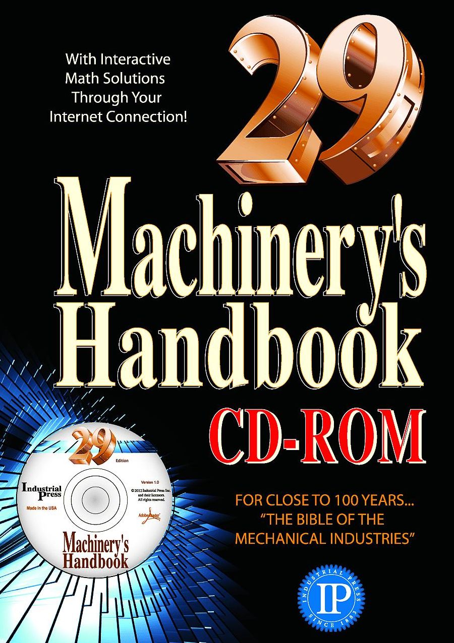 Machinery's Handbook, CD-ROM and Large Print Set