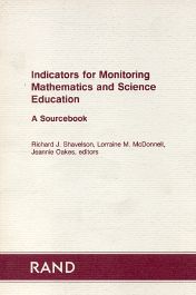 Indicators for monitoring mathematics and science education: a sourcebook