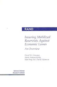 Insuring Mobilized Reservists Against Economic Losses: An Overview