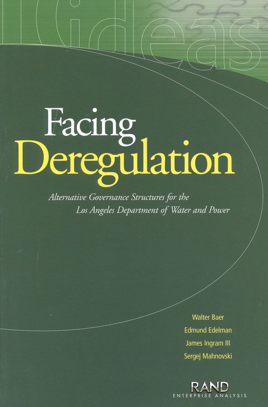 Governance in a Changing Market: Alternative Governance Structures for the Los Angeles Department of Water and Power