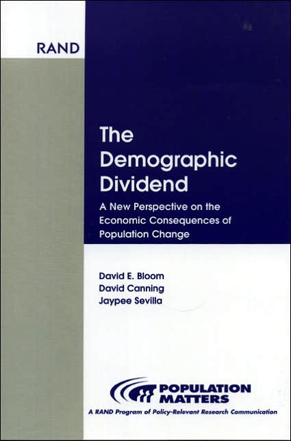 Demographic Dividend: New Perspective on Economic Consequences Population Change