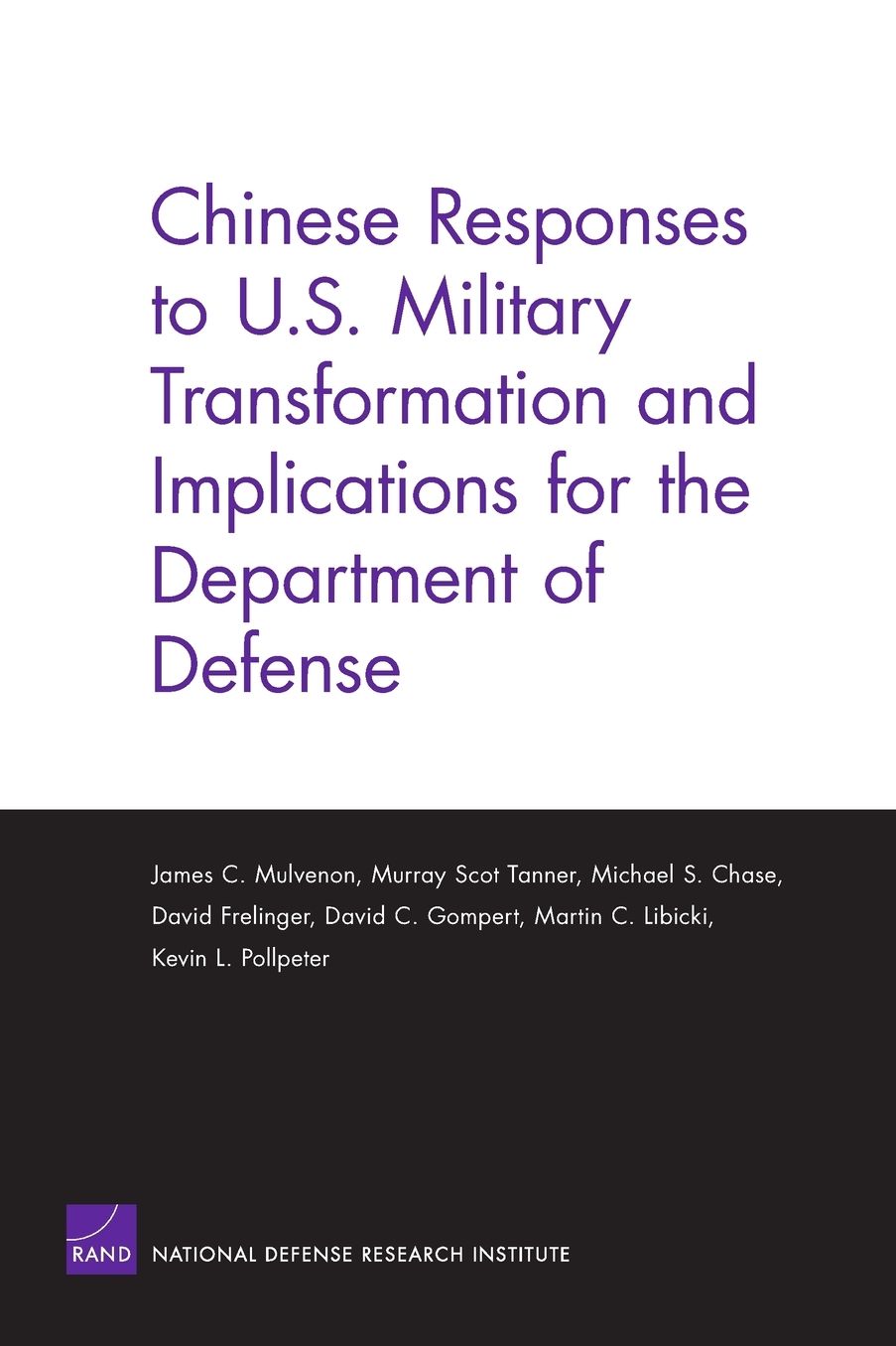 NOPINESE RESPONSES TO U. S. MILITARY TRANSFORMATION