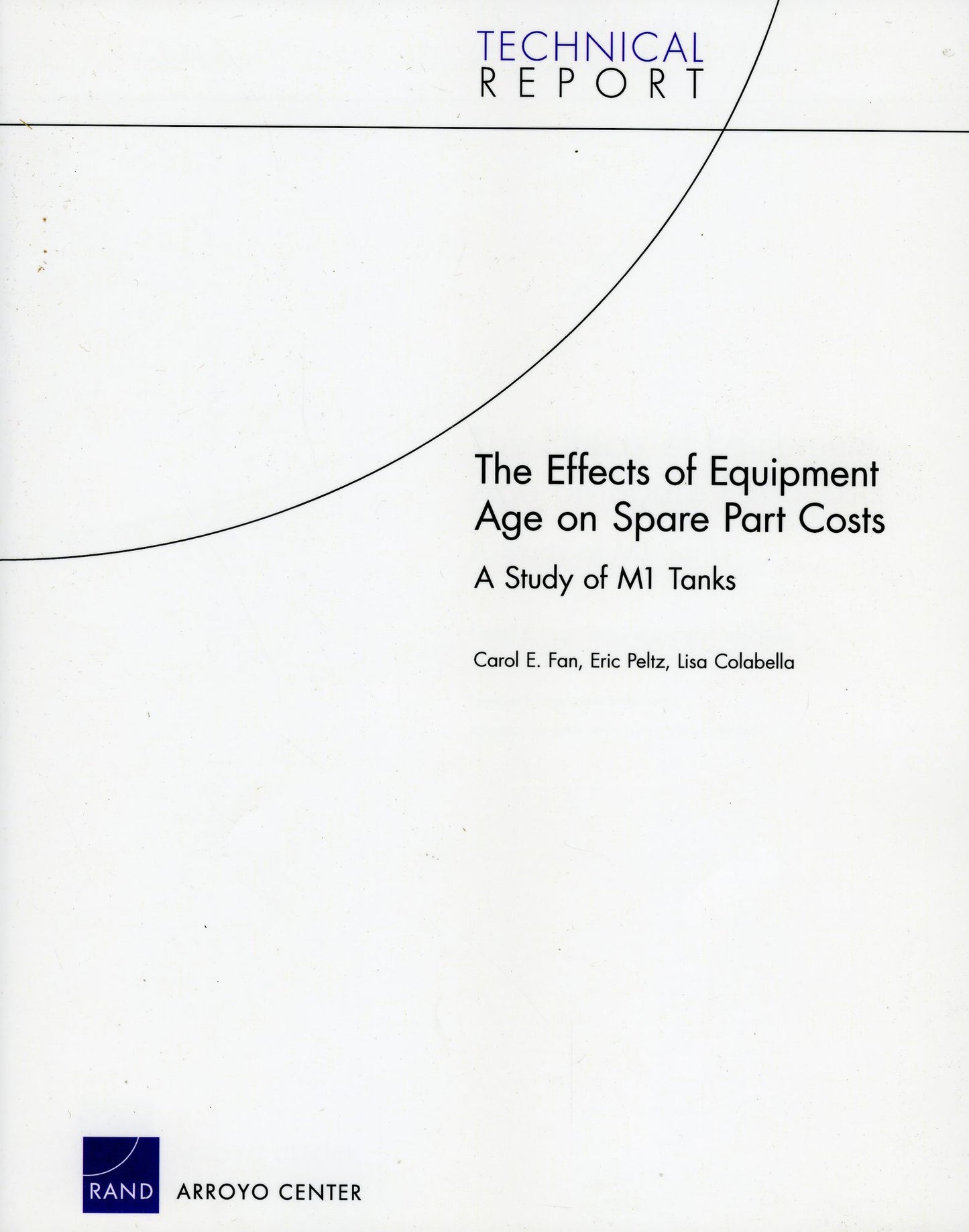 The Effects of Equipment Age on Spare Part Costs: A Study of M1 Tanks