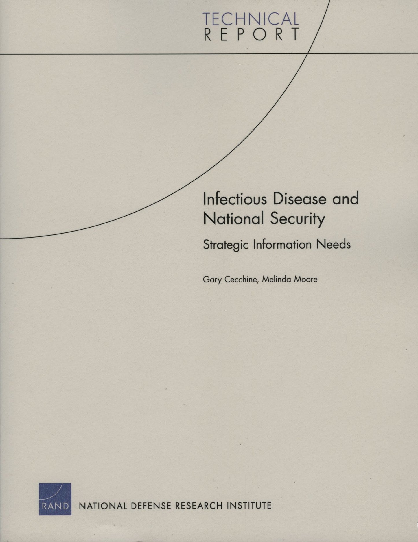 Infectious Disease and National Security: Strategic Information Needs