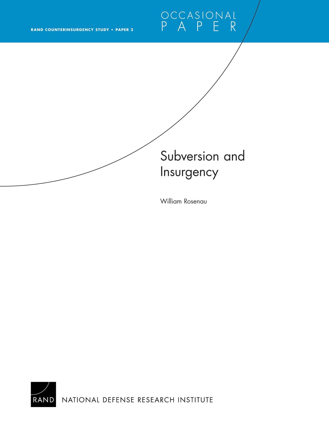 SUBVERSION AND INSURGENCY