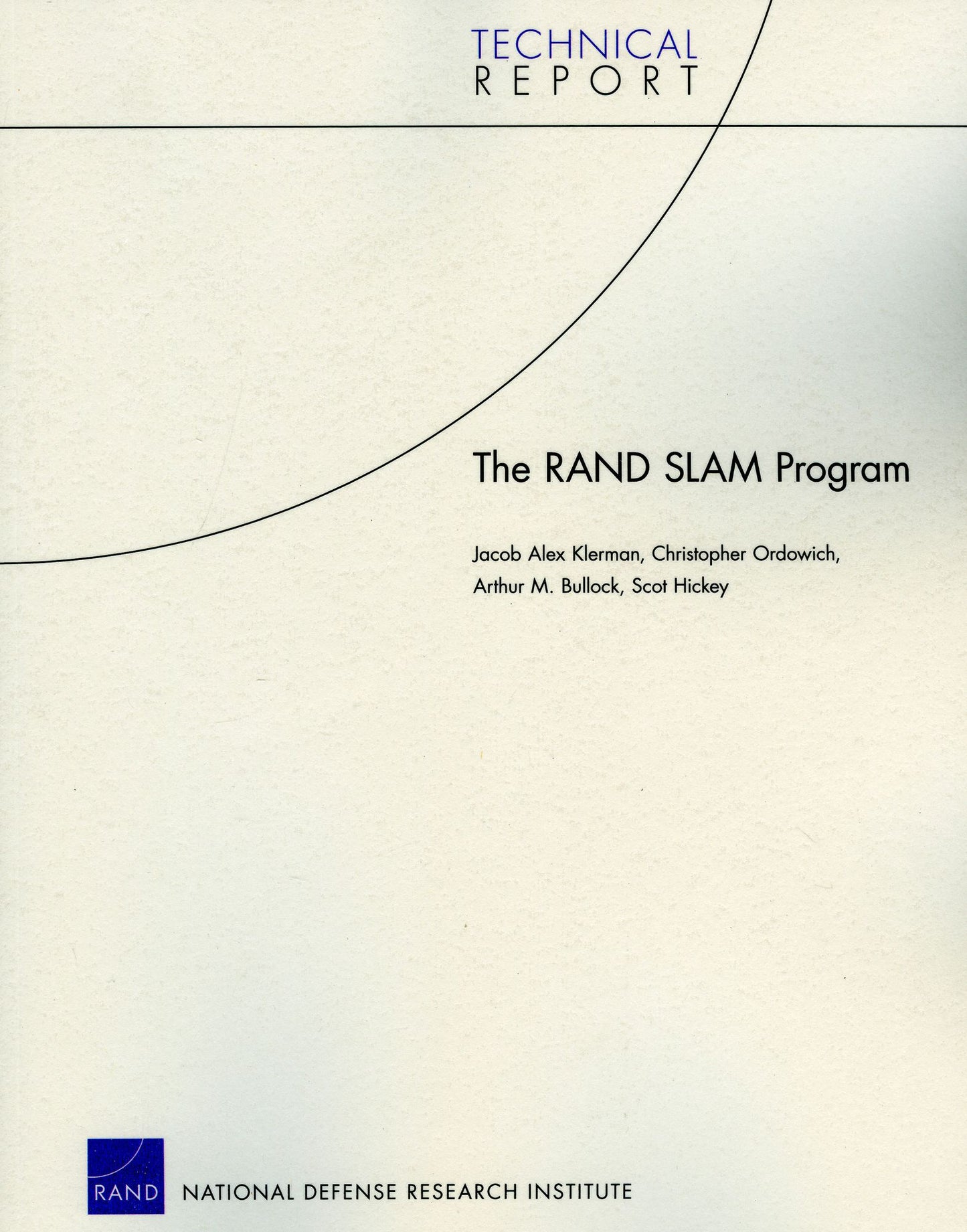 RAND SLAM PROGRAM