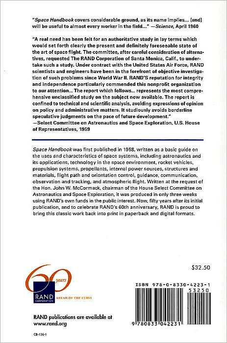 SPACE HANDBOOK: ASTRONAUTICS AND ITS APPLICATIONS