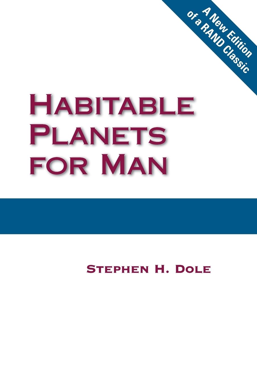 HABITABLE PLANETS FOR MAN