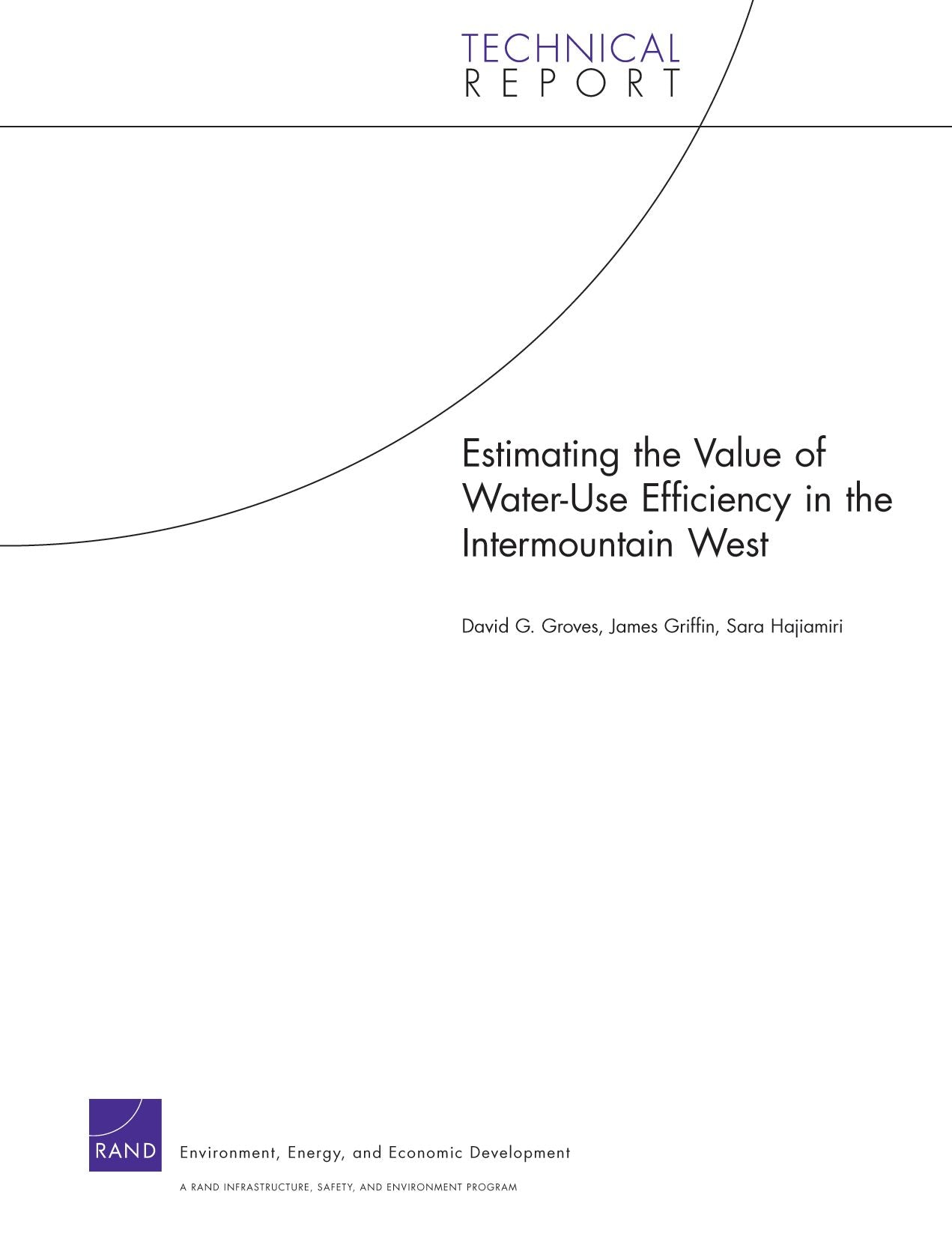 Estimating the Value of Water-Use Efficiency in the Intermountain West