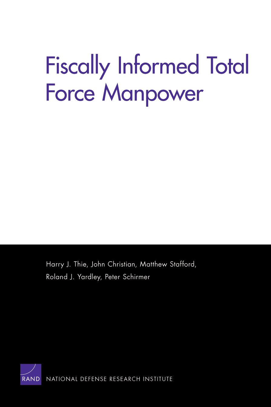 Fiscally Informed Total Force Manpower
