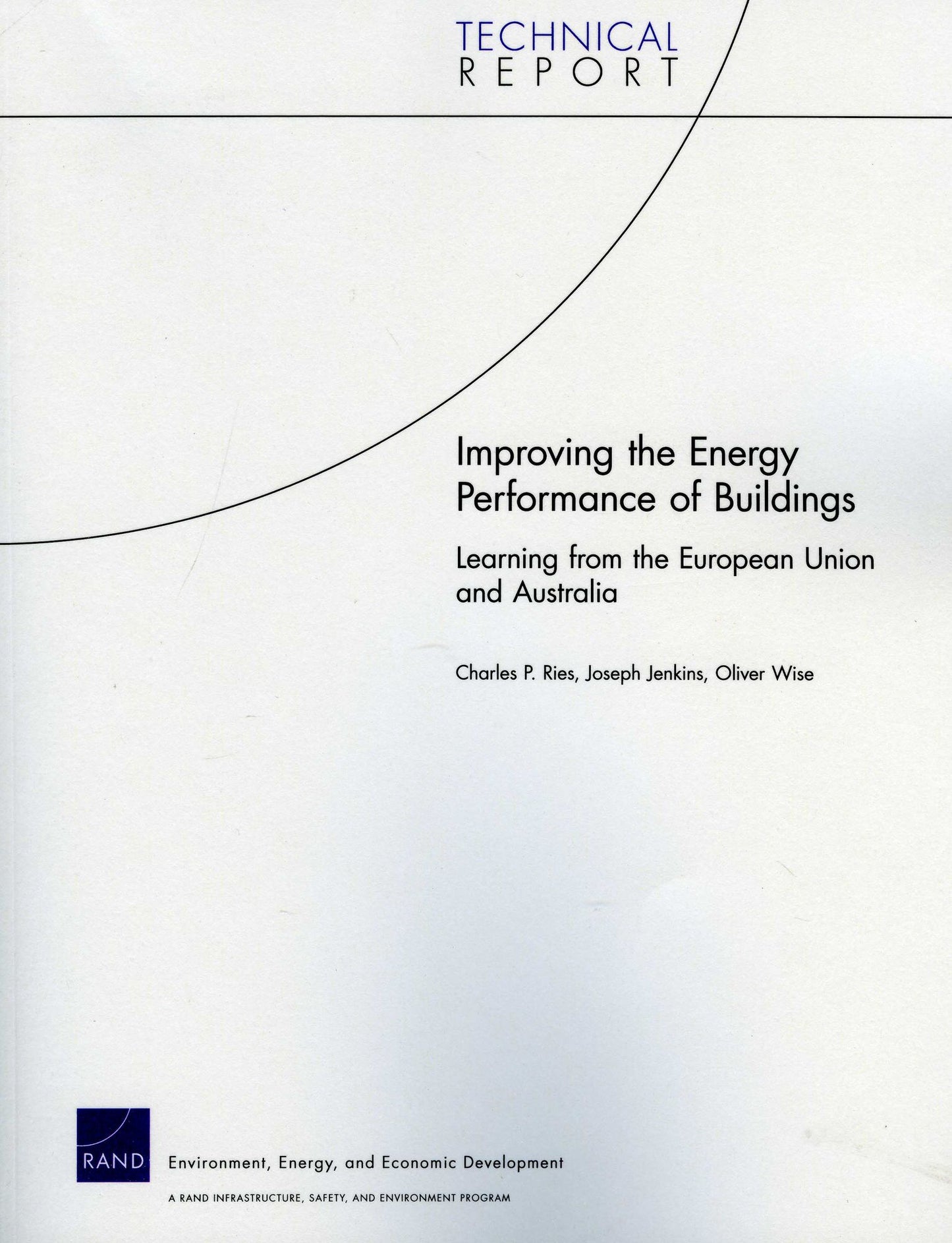 Improving the Energy Performance of Buildings: Learning from the European Union and Australia