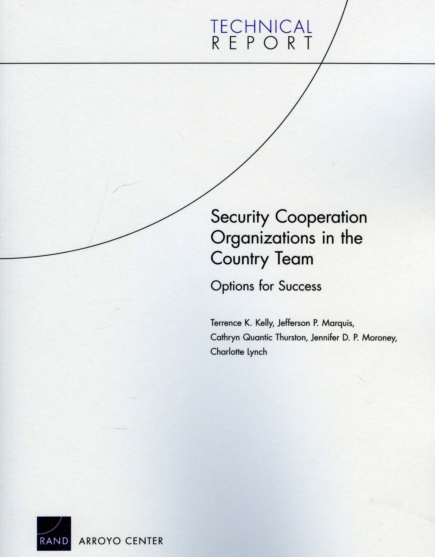 Security Cooperation Organizations in the Country Team: Options for Success