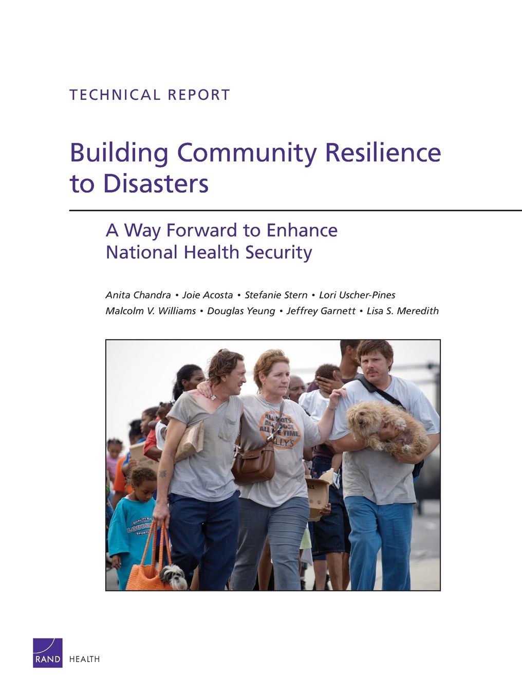 Building Community Relilience to Disaster: A Way Forward to Enhance National Health Security