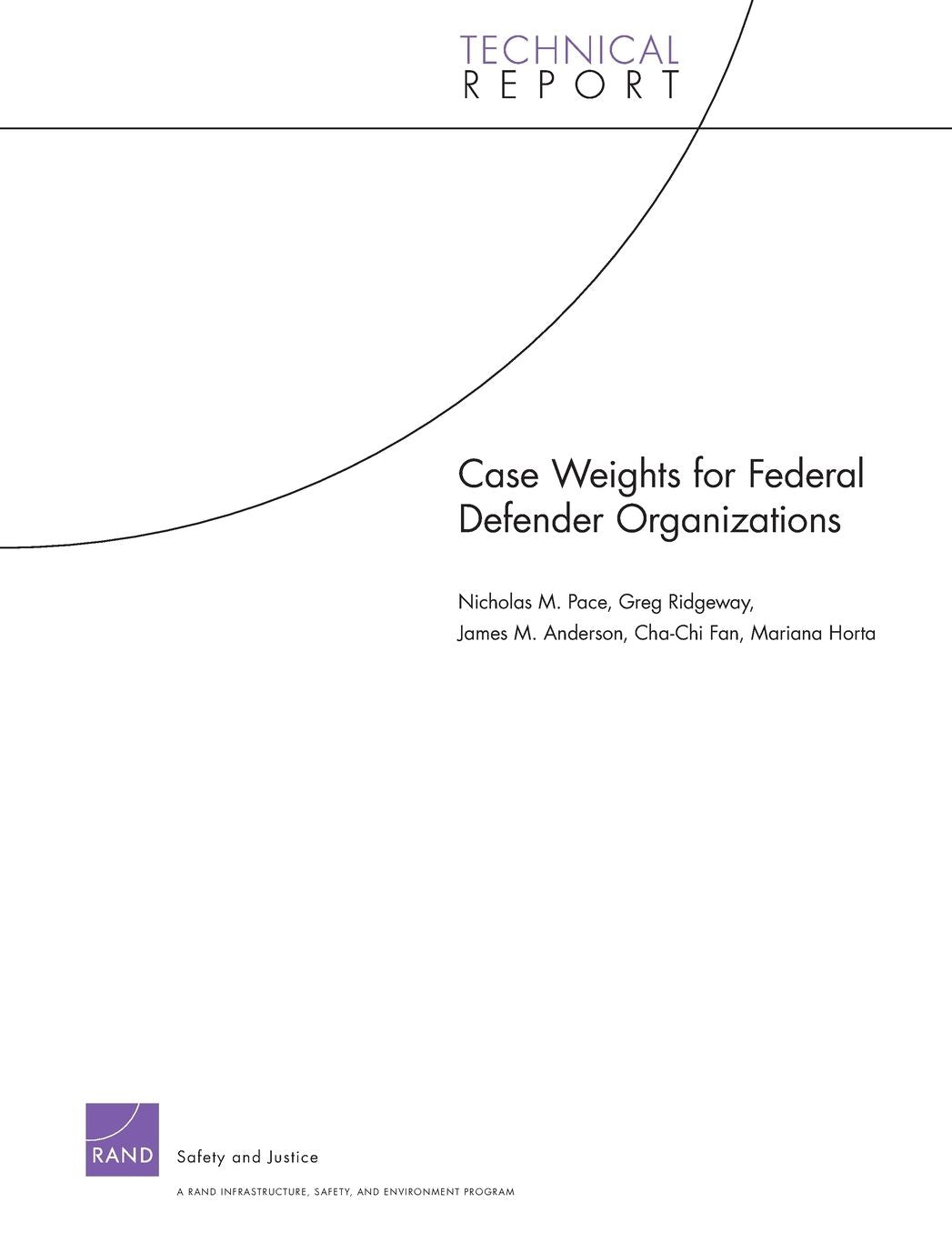 Case Weights for Federal Defender Organizations