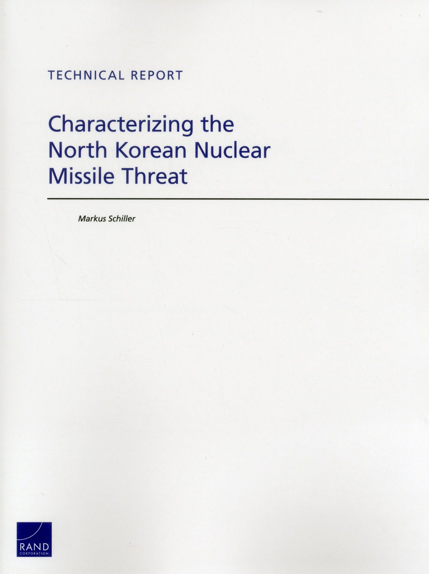 Characterizing the North Korean Nuclear Missile Threat