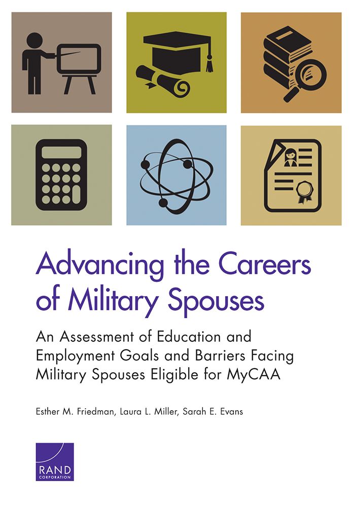 Advancing the Careers of Military Spouses: An Assessment of Education and Employment Goals and Barriers Facing Military Spouses Eligible for MyCAA