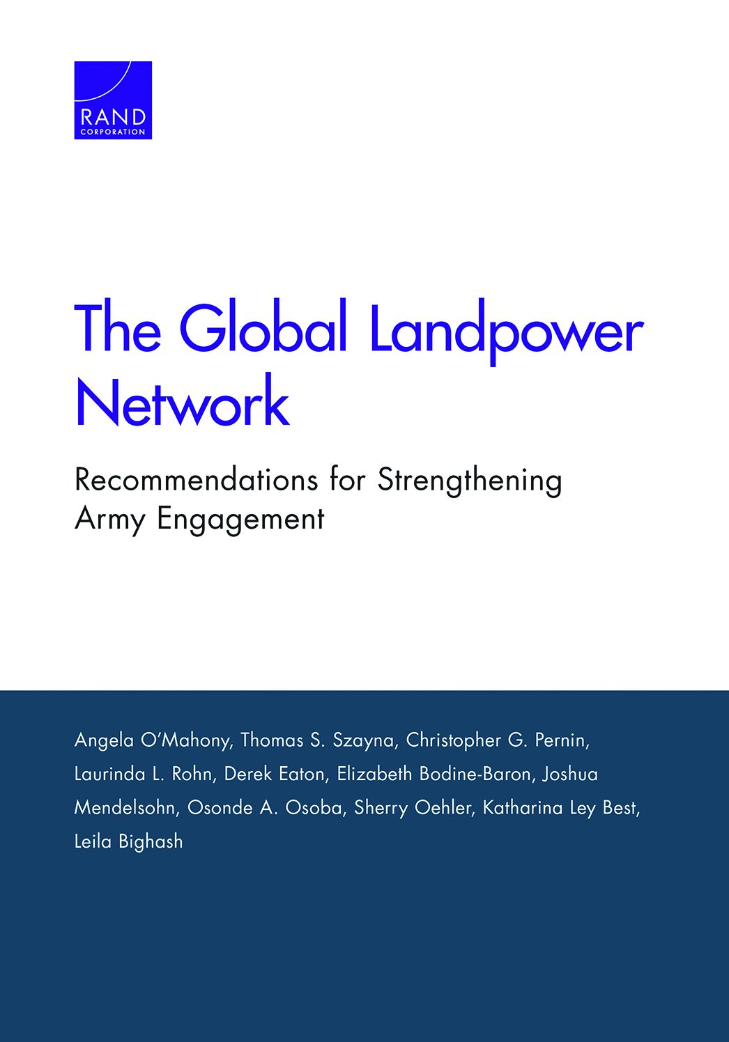 The Global Landpower Network: Recommendations for Strengthening Army Engagement
