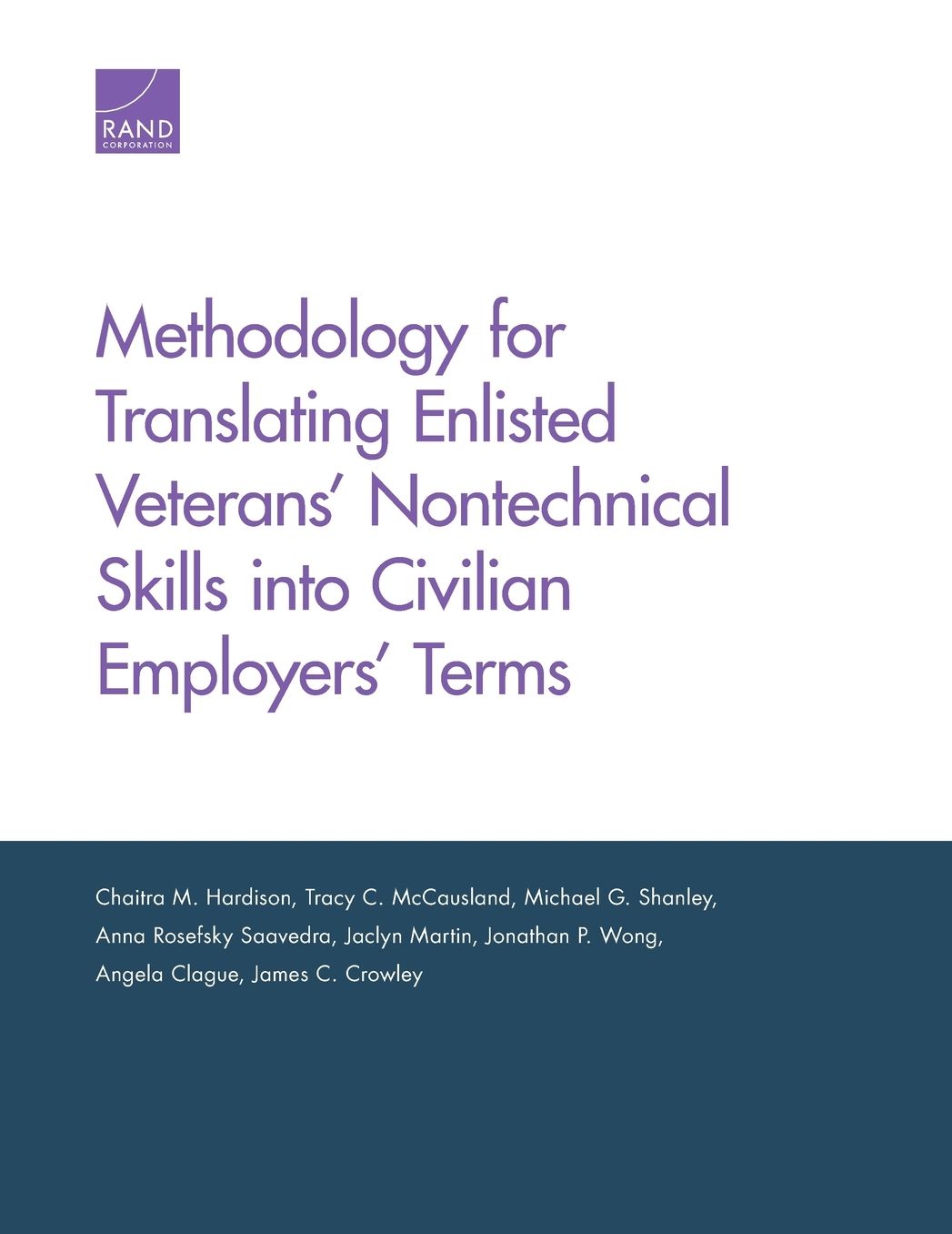 Methodology for Translating Enlisted Veterans' Nontechnical Skills into Civilian Employers' Terms