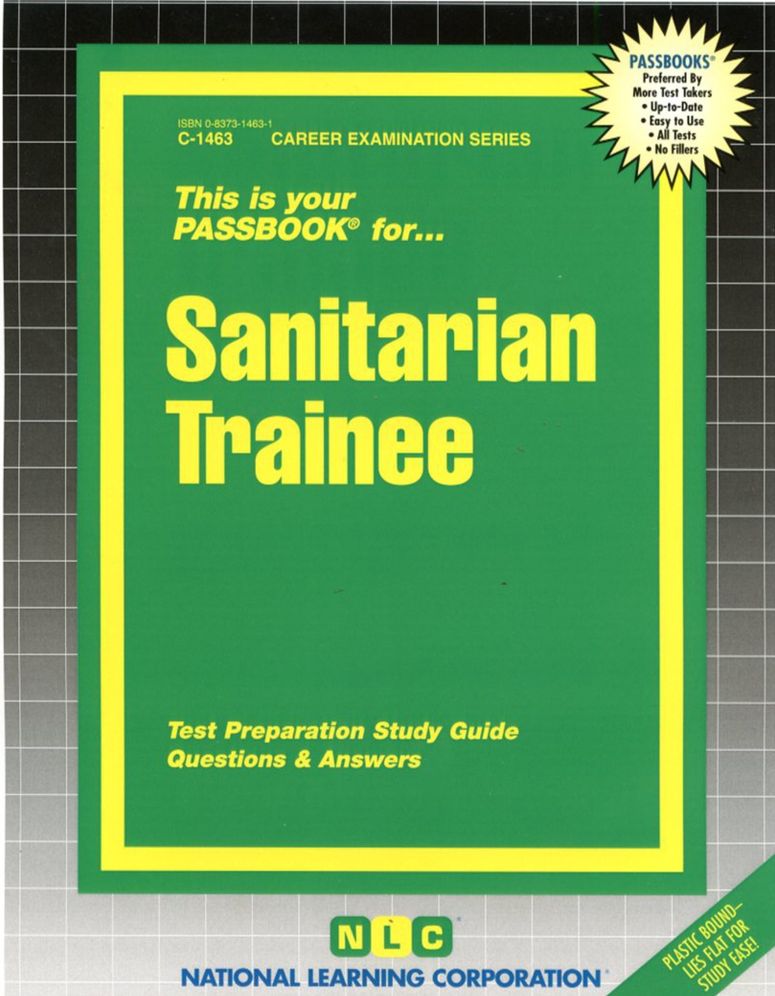 Sanitarian Trainee: Test Preparation Study Guide