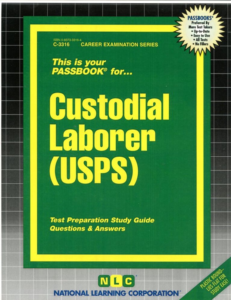 Custodial Laborer (Usps): Test Preparation Study Guide, Questions and Answers
