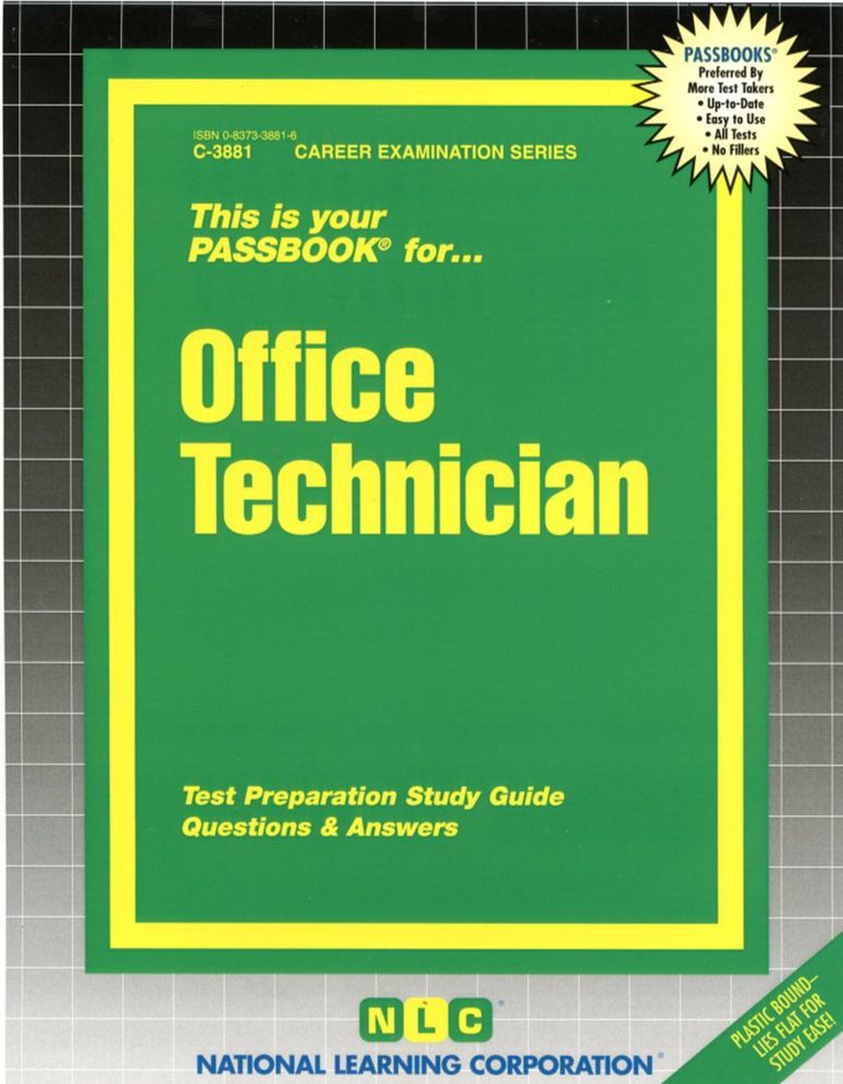 Office Technician: Test Preparation Study Guide, Questions and Answers