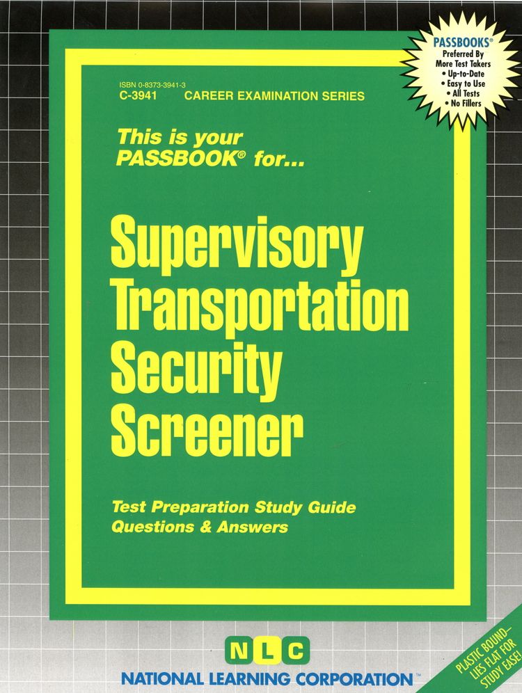 Supervisory Transportation Security Screener