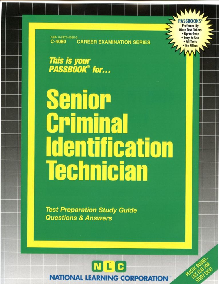 Senior Criminal Identification Technician