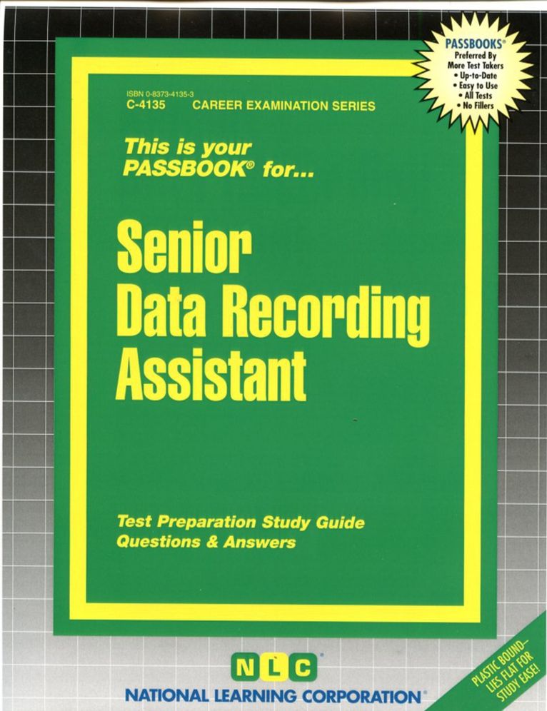 Senior Data Recording Assistant