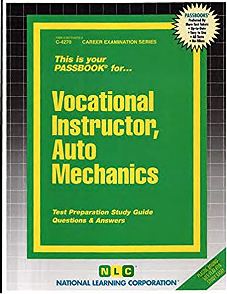 Vocational Instructor, Auto Mechanics