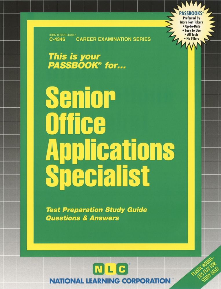 Senior Office Applications Specialist